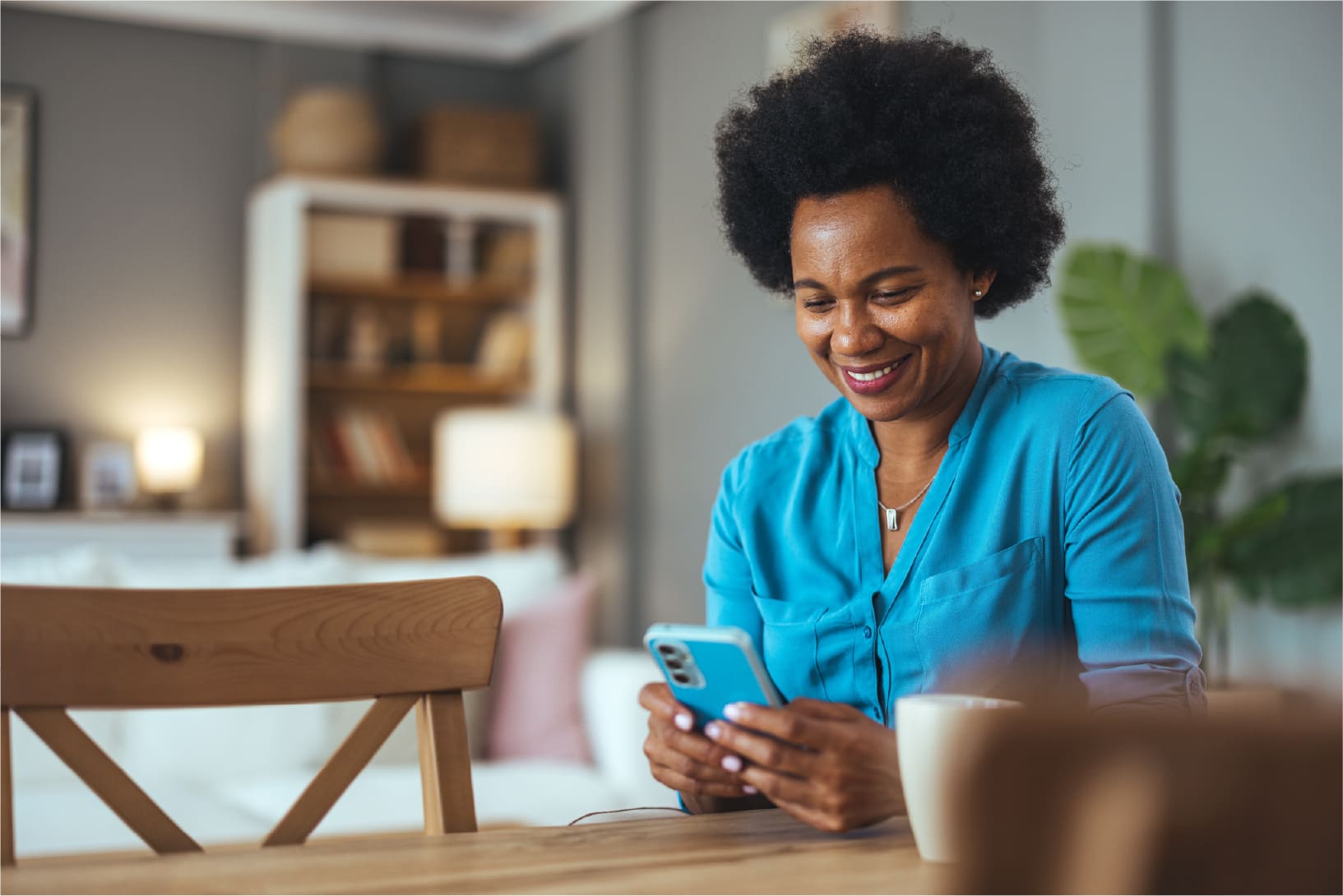 Get text messages for timely account updates.
