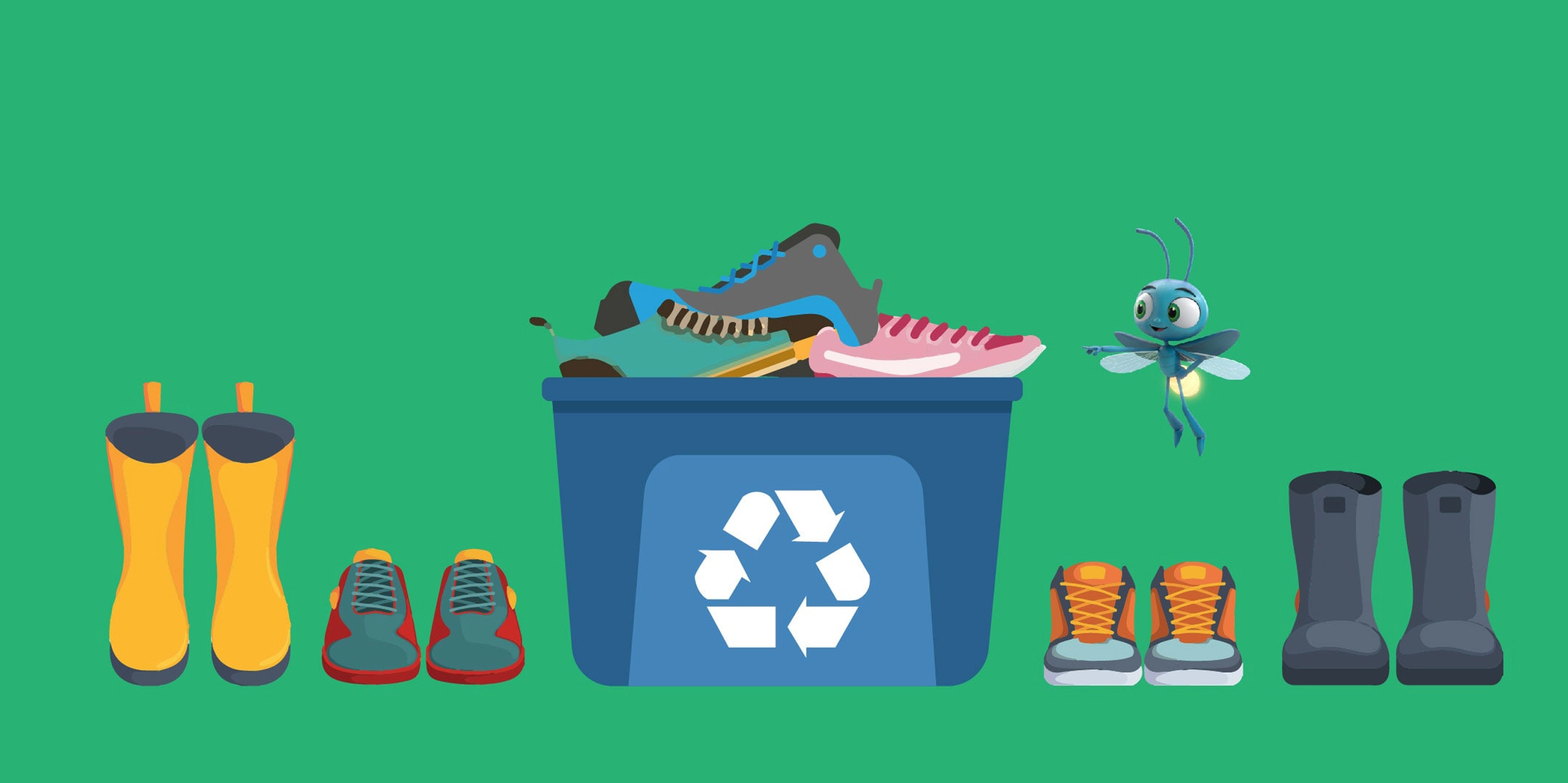 Tips on how to recycle shoes