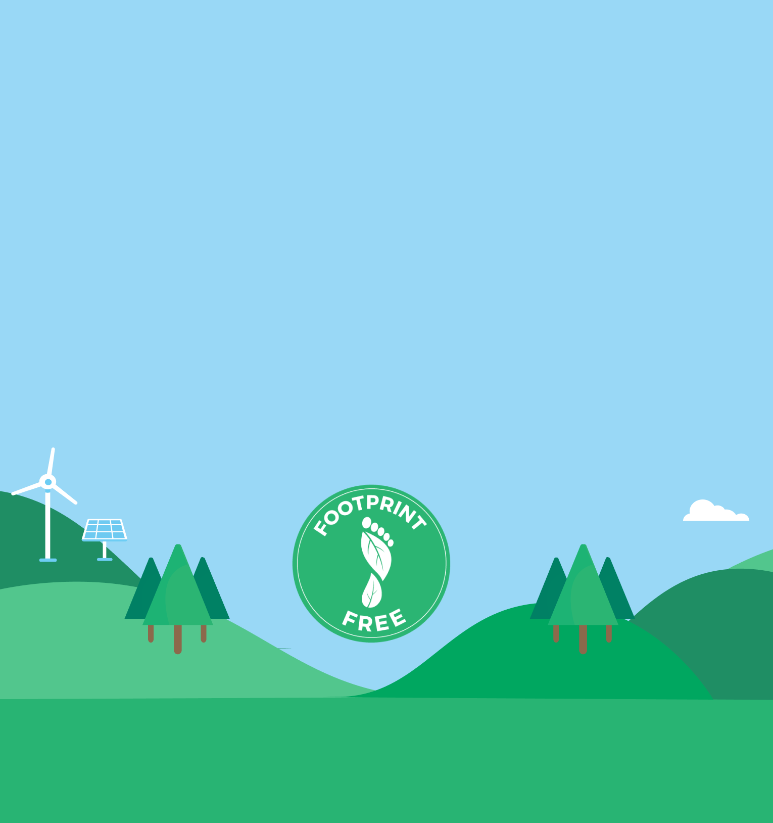 It's time to go Footprint FreeTM.