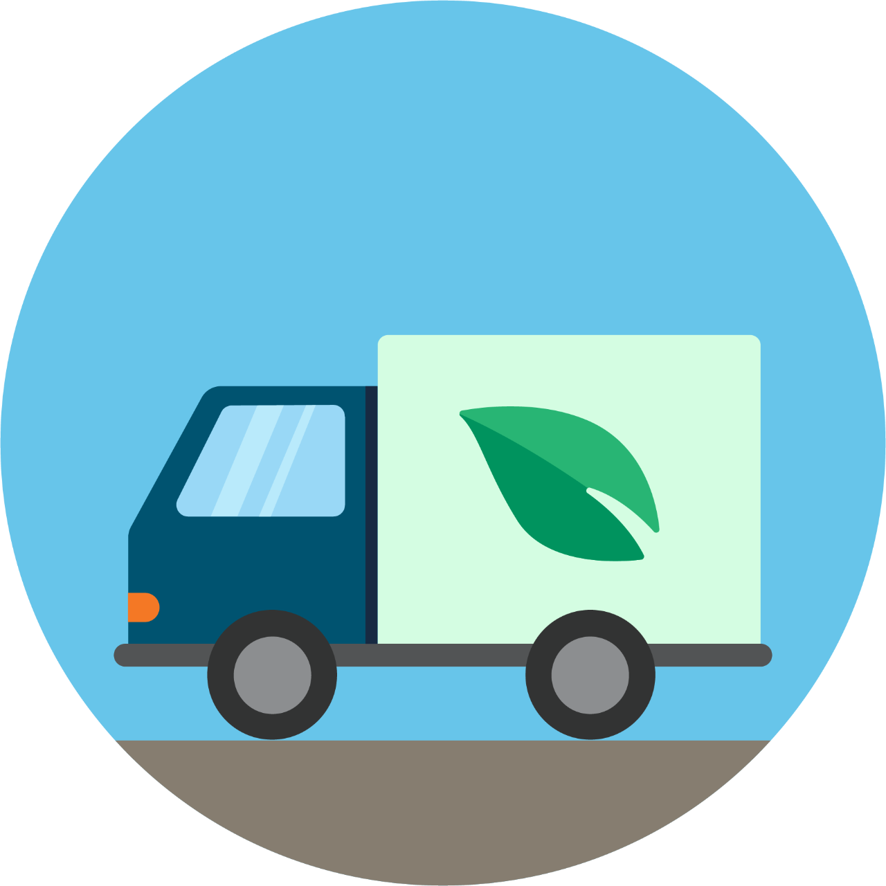 Moving truck illustration