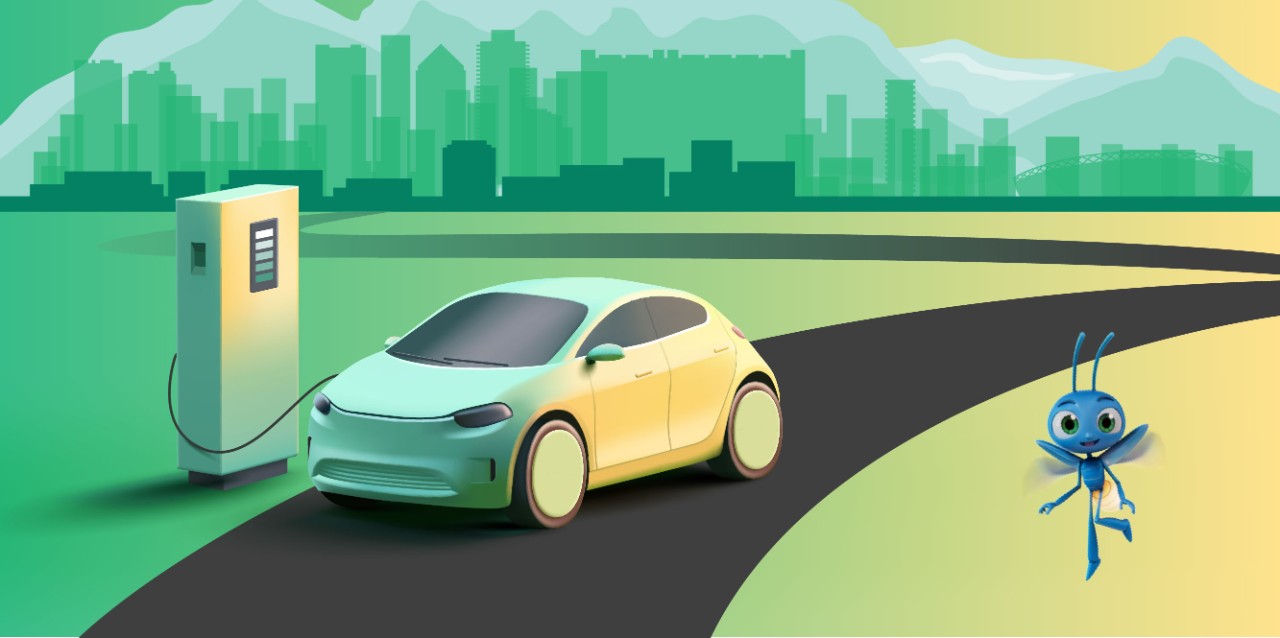 3D EV roadtrip with Lucy