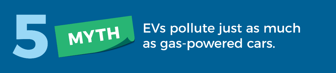 Myth 5: EV's pollute