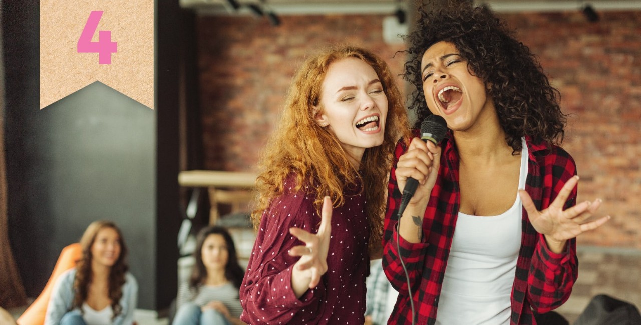 Idea 4: Throw a DIY karaoke party.