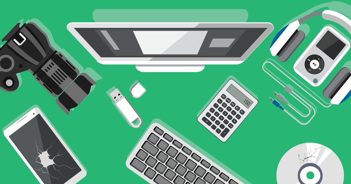 E-waste CD DVD blog header