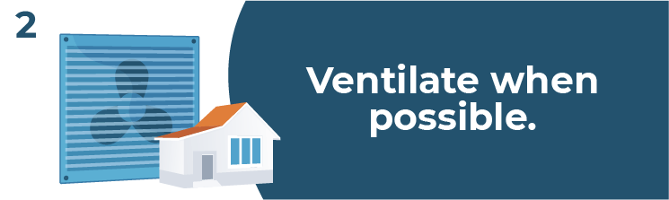 Ventilate when possible.