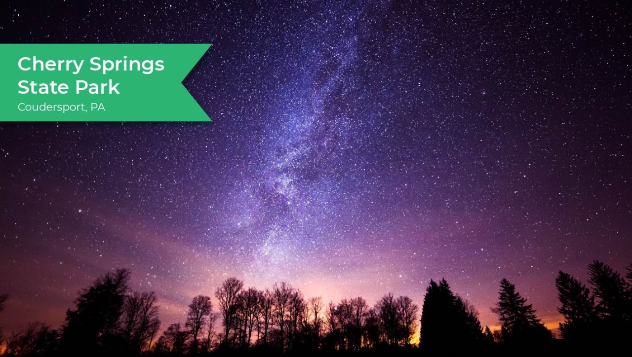 Cherry Springs State Park in Coudersport, PA