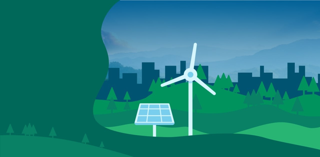 City landscape scene.