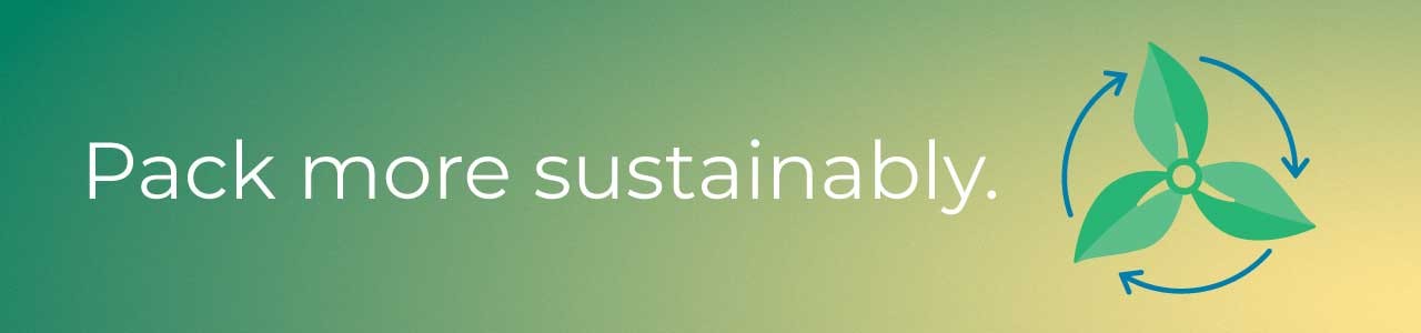 Choose sustainable packing materials